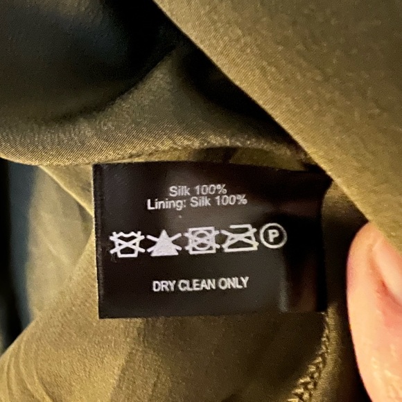 Eva Alexander Green Silk Wrap Dress - Picture 4 of 4